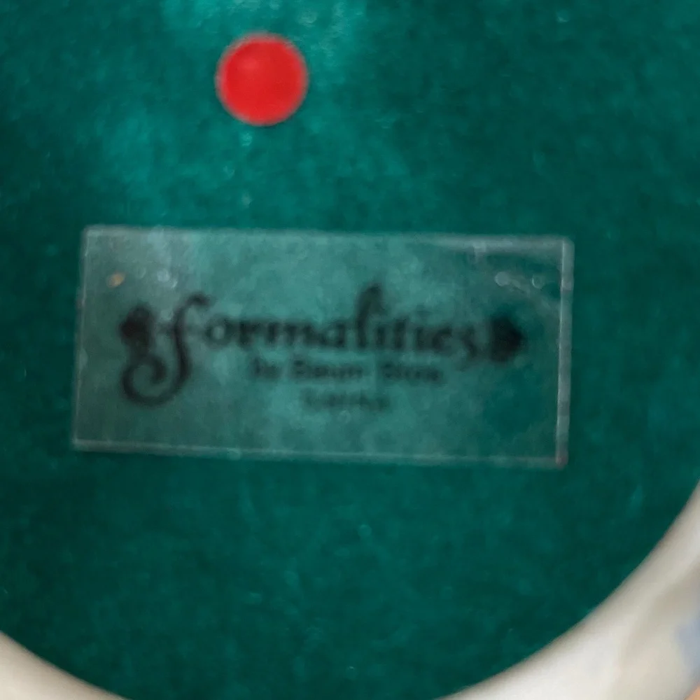 Formalities Baum Bros Christmas Tree Ornament Ivory Gold Collection Velvet Box